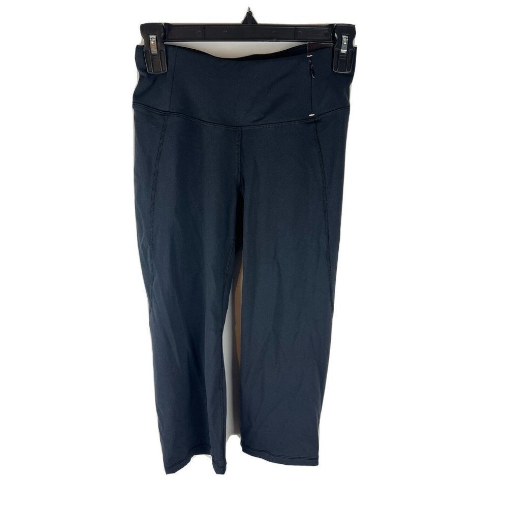 Calia By Carrie Underwood Straight Fit Black Cropped Leggings Size Small‎ NWT